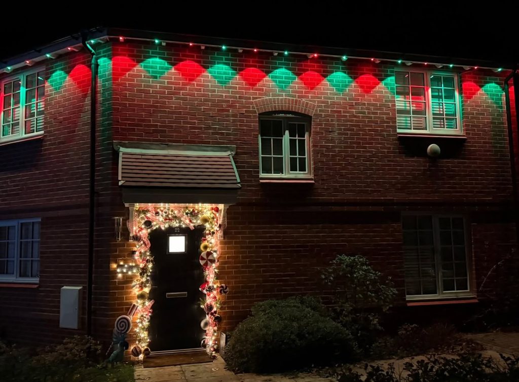 Genuine Govee permanent outdoor lighting installation
