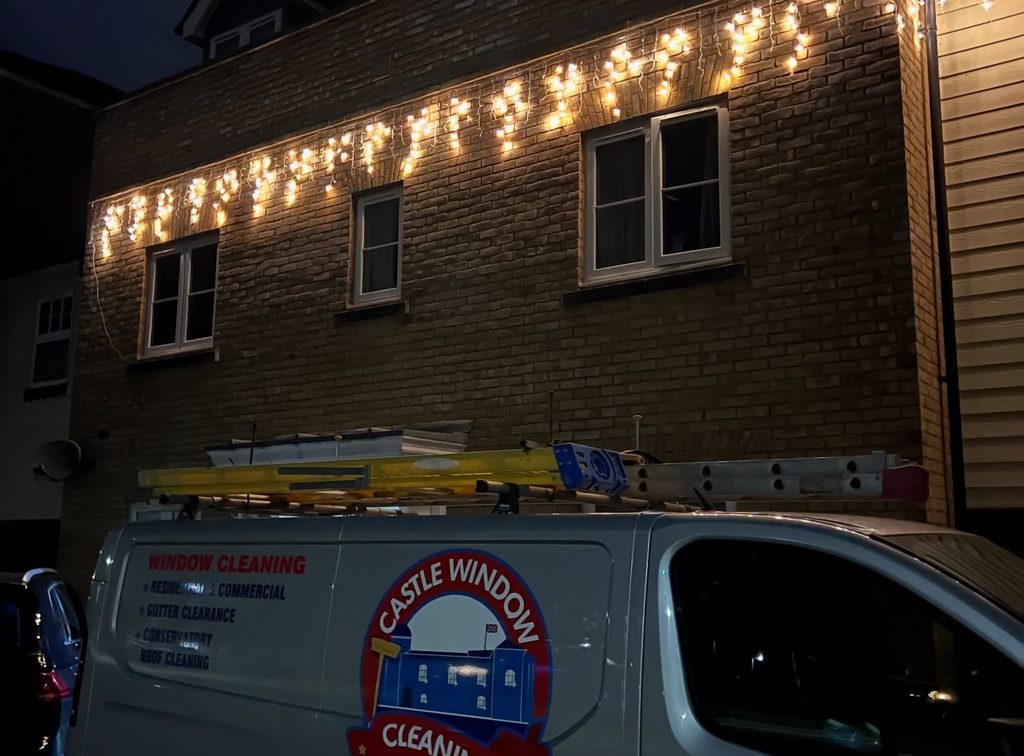 Exterior lighting installation project in Colchester